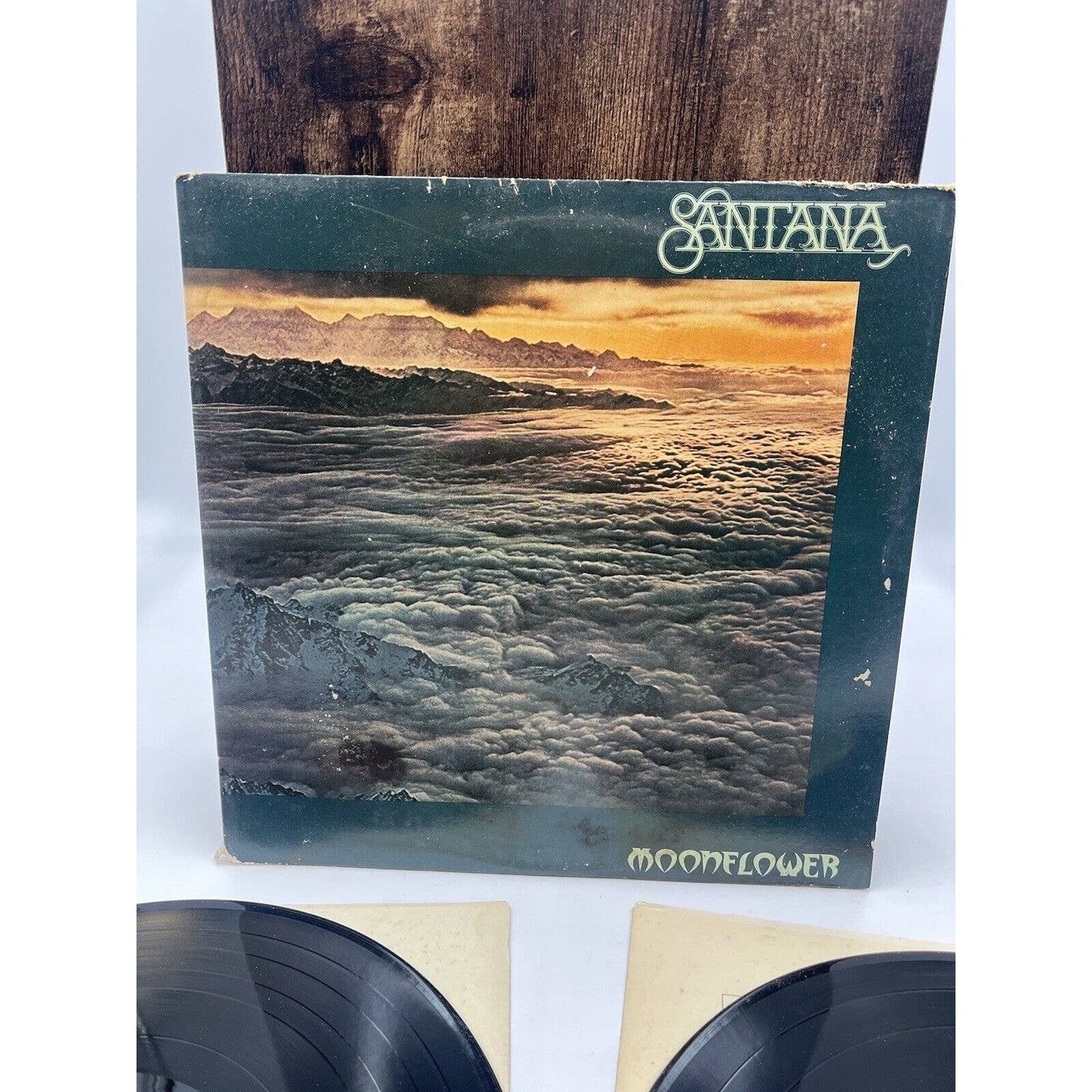 SANTANA MOONFLOWER VINYL 2LPS COLUMBIA 1977 VG