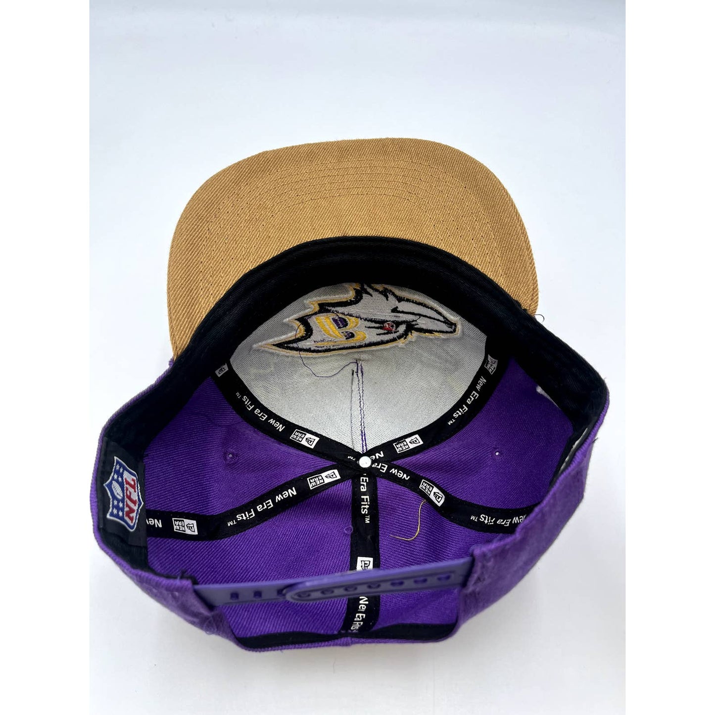 Baltimore Ravens Purple & Tan snapback adjustable Hat Cap NFL