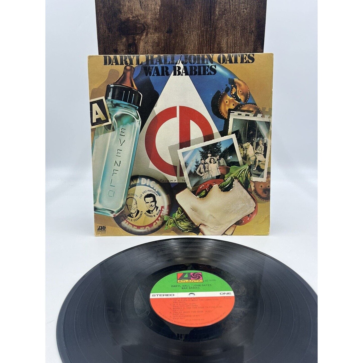 Daryl Hall John Oates - War Babies - Atlantic 1974 12" Vinyl LP VG/VG
