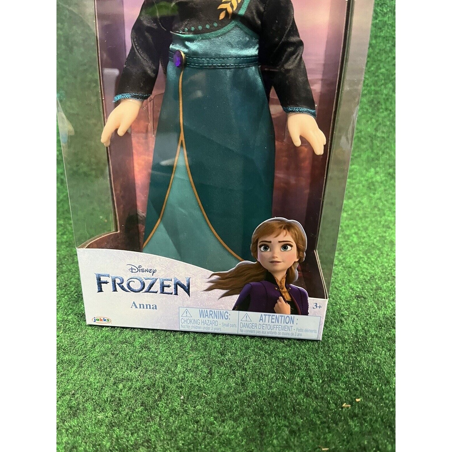 Disney Princess Frozen Anna 14" Doll Jakks Pacific Toy 2021 Age 3+ Retired NIB!