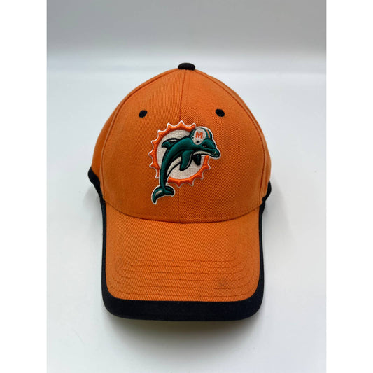 90s Miami Dolphins Orange Strapback hat cap 90s Y2K