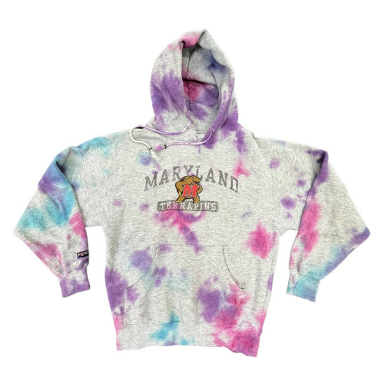 Y2K Jansport University of Maryland tie dye small hoodie