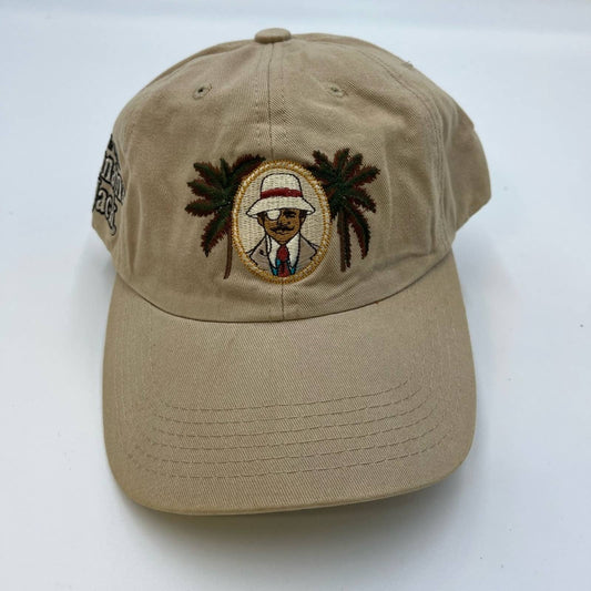 90s Panama Jack Rum tan Strapback adjustable hat cap