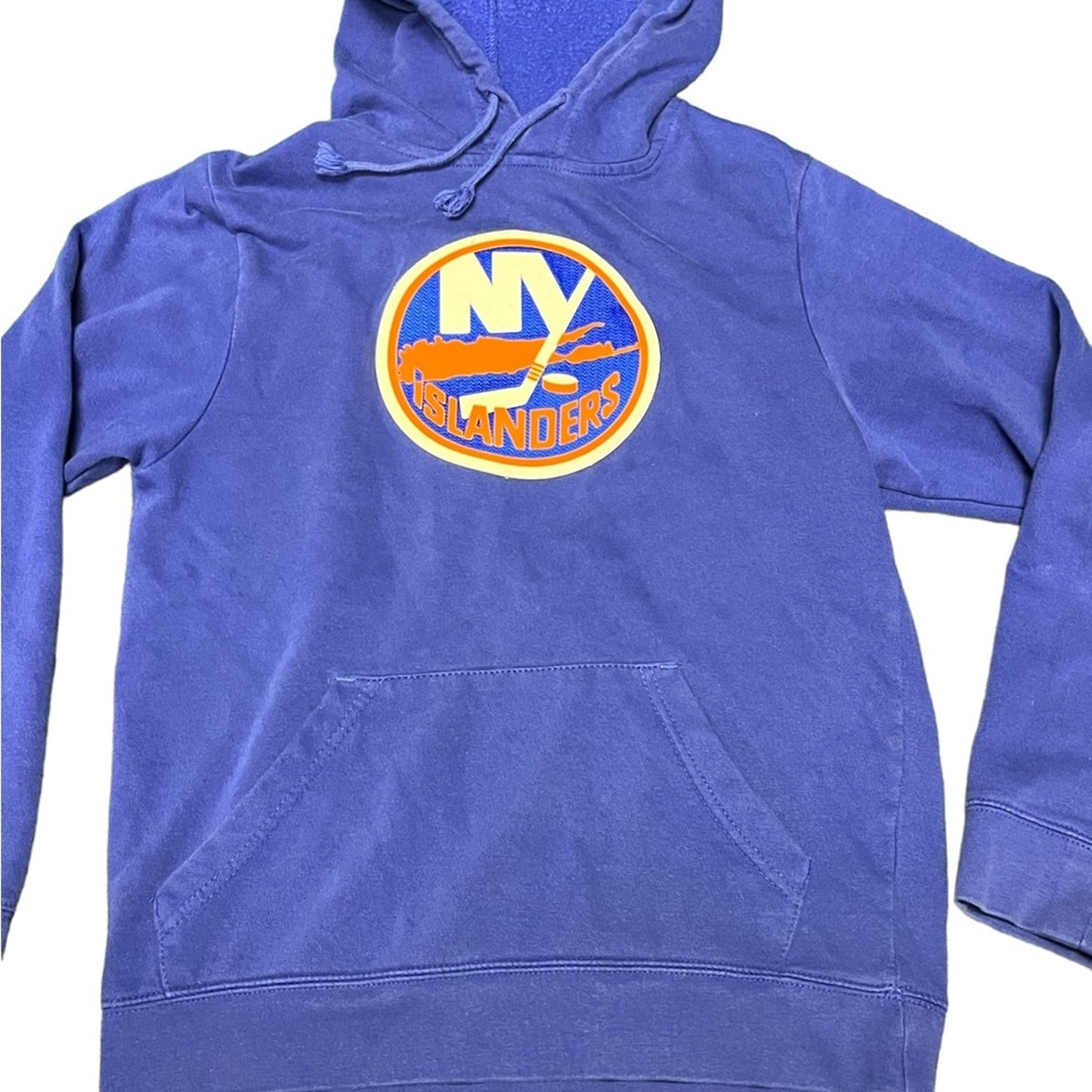 Y2K Blue Majestic New York Islanders NHL pullover sweatshirt small