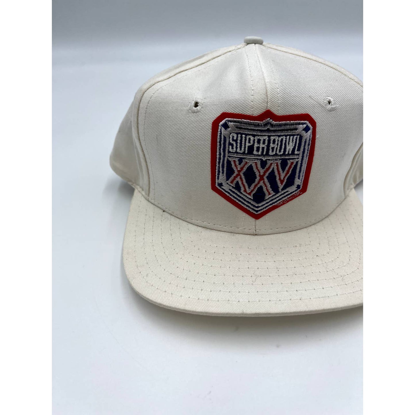 Vtg Super Bowl XXV Buffalo Bills & New York Giants NFL Snapback Hat
