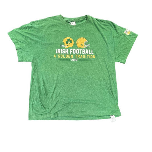 Y2K University of Notre Dame T-Shirt Sz 2XL "A Golden Tradition"