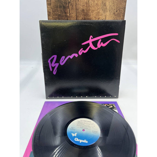 PAT BENATAR on VINYL LP " LIVE FROM EARTH " rock, hard rock 1983