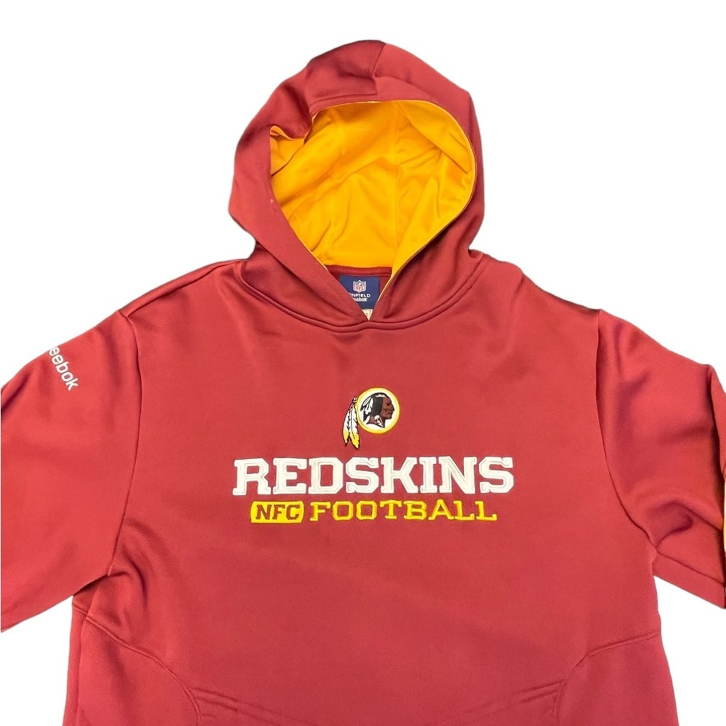 90s Ladies Reebok Washington Redskins NFL pullover hoodie size small