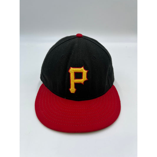 Y2K New Era Alternate Pittsburgh Pirates fitted hat cap 90s Y2K - Sz 7