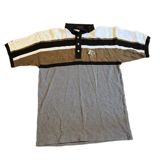 90s Antigua Purdue Boilermakers 100% cotton polo shirt size 2XL