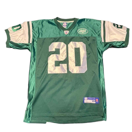 NEW YORK JETS THOMAS JONES JERSEY REEBOK ONFIELD MEN SIZE XL (56) NFL VINTAGE